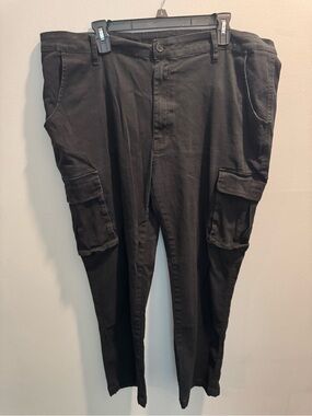 Blu Rock New York Black Cargo Men’s Pants - Classic Utility Style size 42